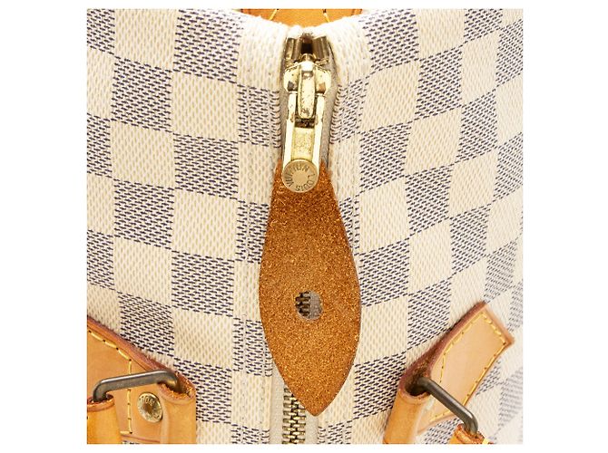Borsa Louis Vuitton Damier Azur Speedy 35 Blu - vista 9