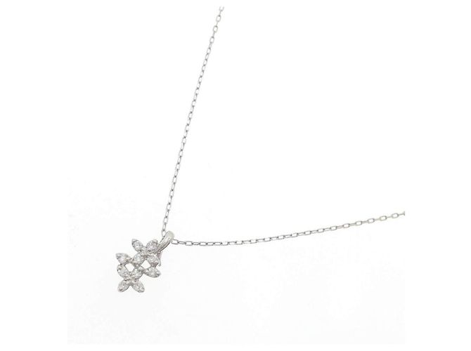 Autre Marque Collana di diamanti PT900 PT850 Argento - vista 2