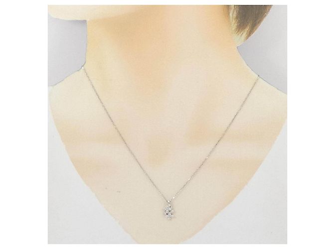 Autre Marque Collana di diamanti PT900 PT850 Argento - vista 6