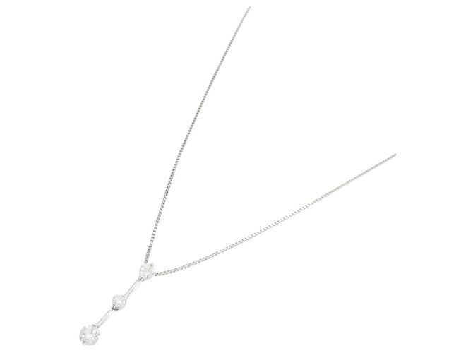Autre Marque Collana di diamanti PT900 PT850 Argento - vista 2