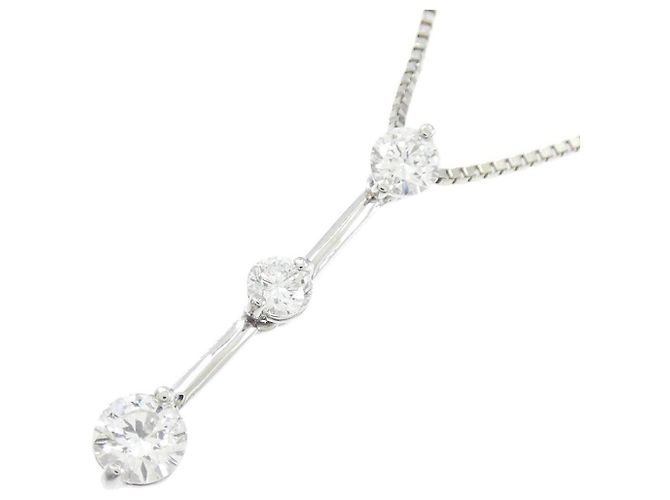 Autre Marque Collana di diamanti PT900 PT850 Argento - vista 3
