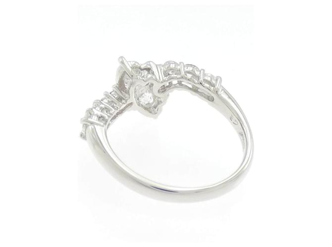 Autre Marque Pt900 Diamantring Silber - Ansicht 3