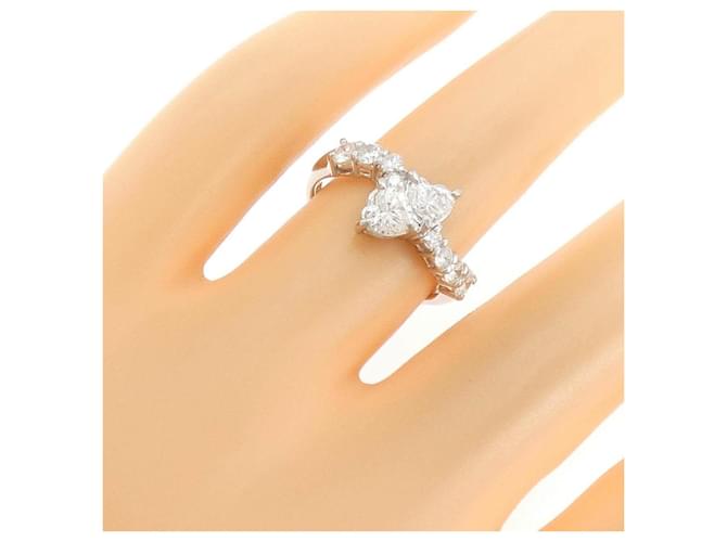 Autre Marque Pt900 Diamantring Silber - Ansicht 5