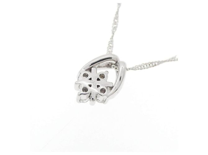 Autre Marque Collana in oro bianco Au750 e diamanti Argento - vista 4