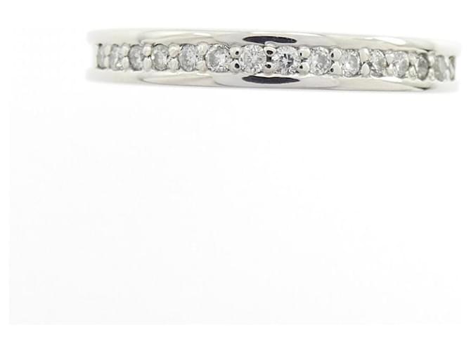 Autre Marque Pt900 Diamantring Silber - Ansicht 2