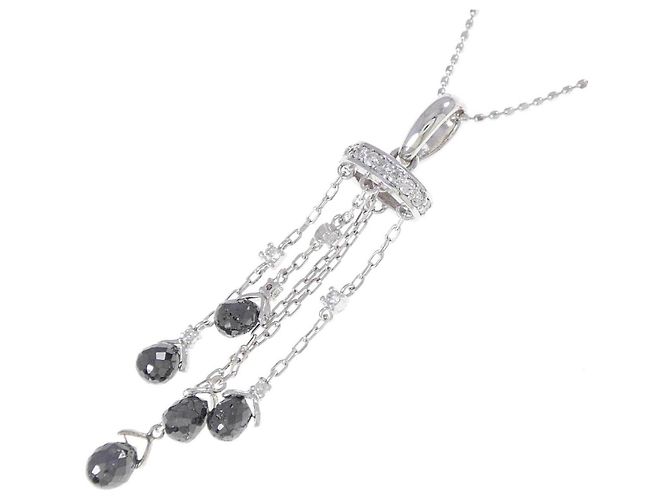 Autre Marque Collana di diamanti Au750 Au416 Argento - vista 3