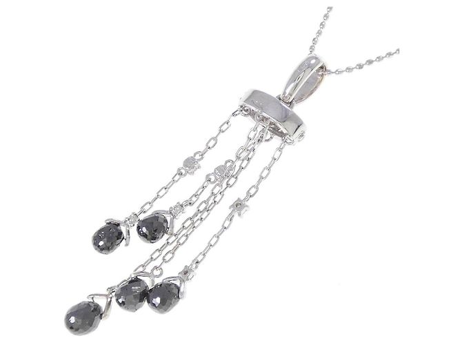 Autre Marque Collana di diamanti Au750 Au416 Argento - vista 4