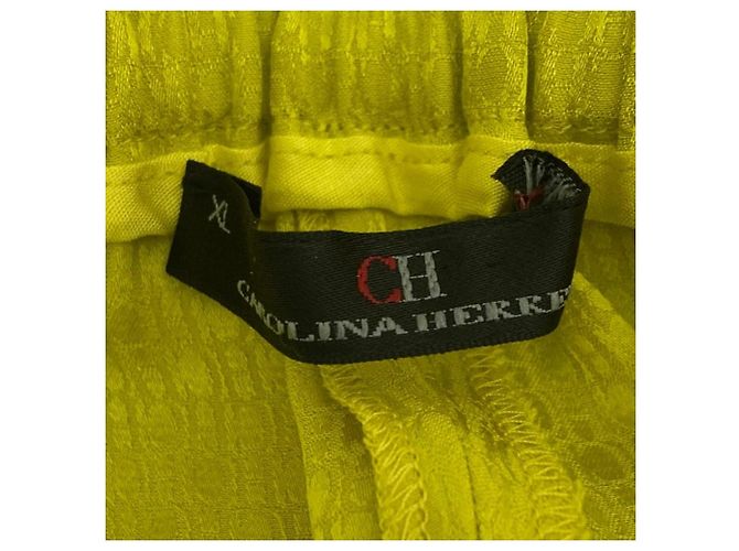 Autre Marque Conjunto de seda Carolina Herrera Amarillo - vista 14
