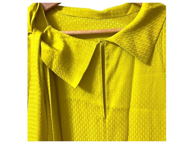Autre Marque Conjunto de seda Carolina Herrera Amarillo - vista 6
