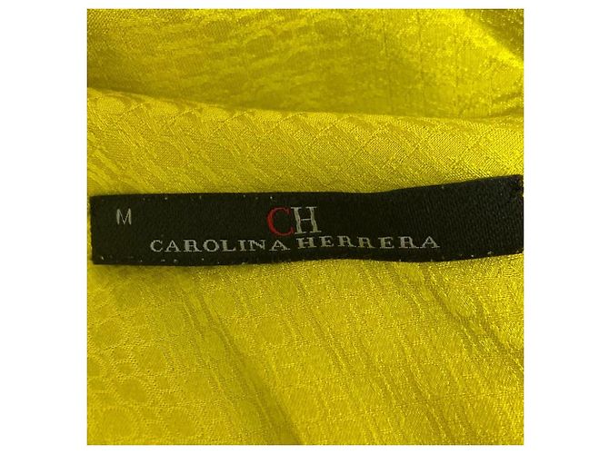 Autre Marque Conjunto de seda Carolina Herrera Amarillo - vista 8