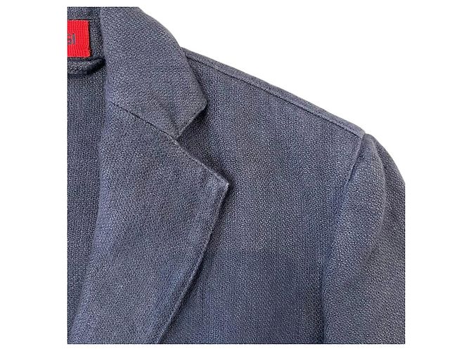 Autre Marque Chaqueta entallada de lino THE GIGI Azul - vista 11