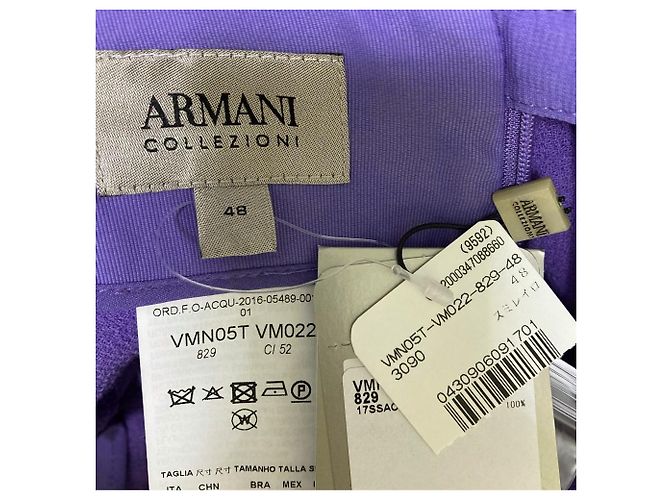 Completo Giacca e Gonna Armani Collezioni Porpora - vista 19