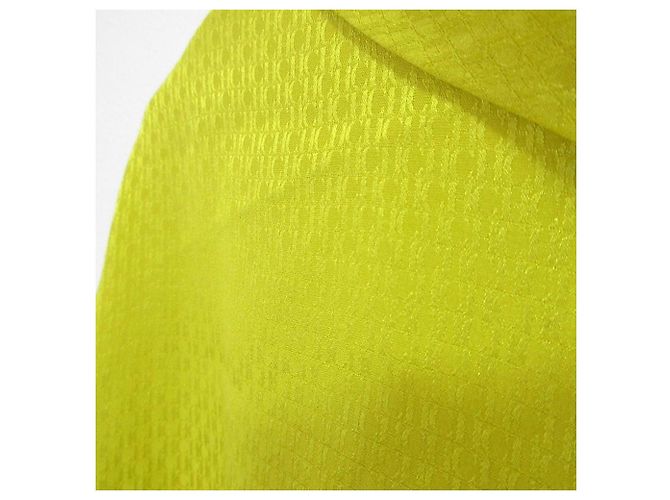 Autre Marque Vestido largo de seda Carolina Herrera Amarillo - vista 3