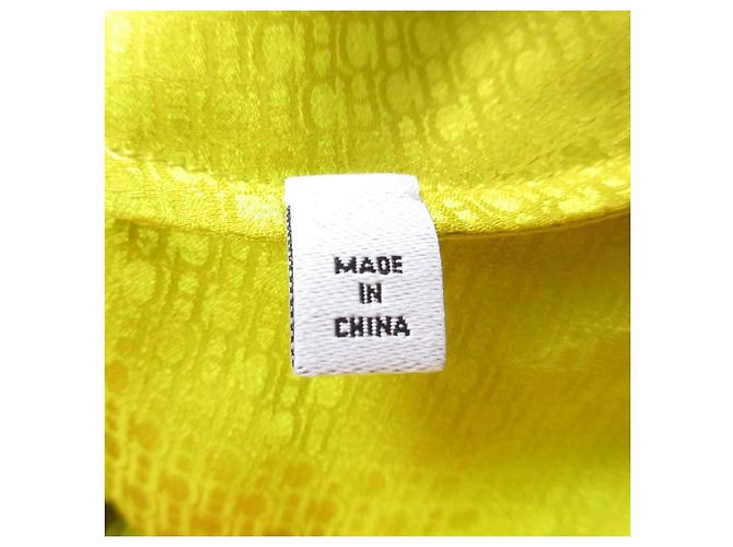 Autre Marque Vestido largo de seda Carolina Herrera Amarillo - vista 6