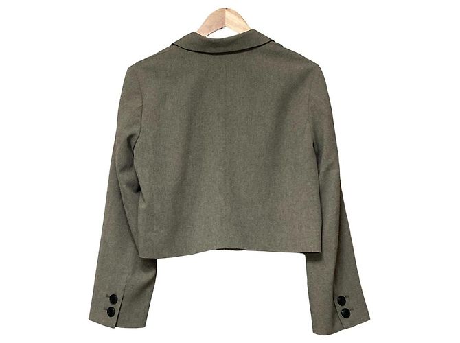 Autre Marque Droite lautreamont Giacca corta in twill Plamical Marrone - vista 2