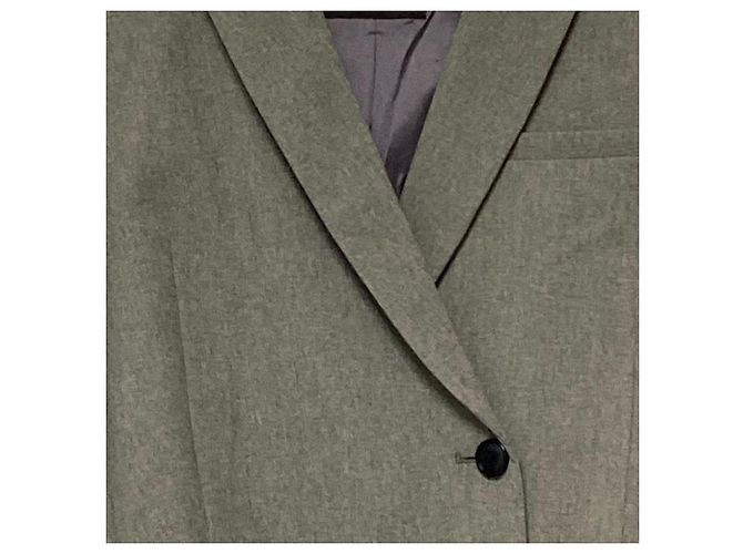Autre Marque Droite lautreamont Giacca corta in twill Plamical Marrone - vista 3