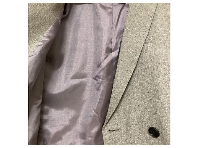 Autre Marque Droite lautreamont Giacca corta in twill Plamical Marrone - vista 4