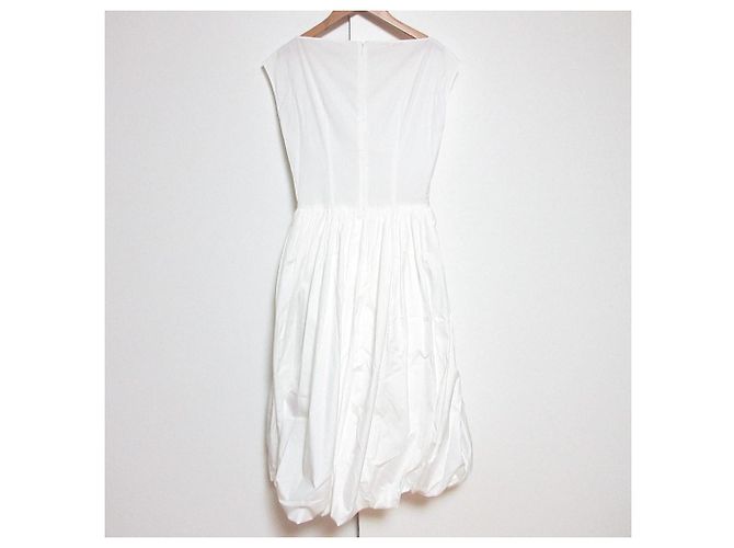 Vestido Marni ABMA1156A0 de algodón orgánico Blanco - vista 2