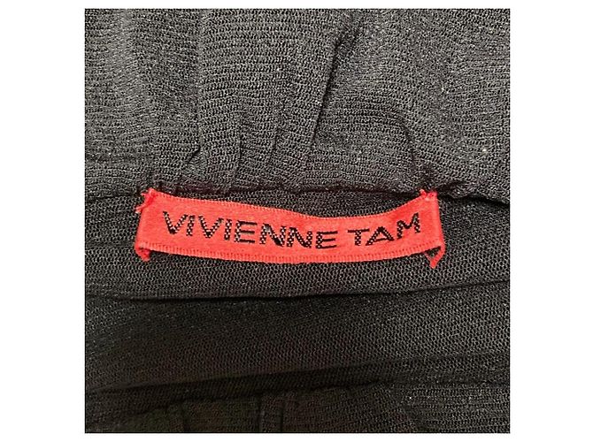 Autre Marque VIVIENNE TAM Power Net Kleid Schwarz - Ansicht 4