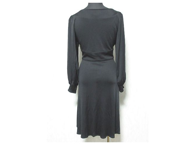 Autre Marque Vestido de seda ISSA LONDON Negro - vista 2