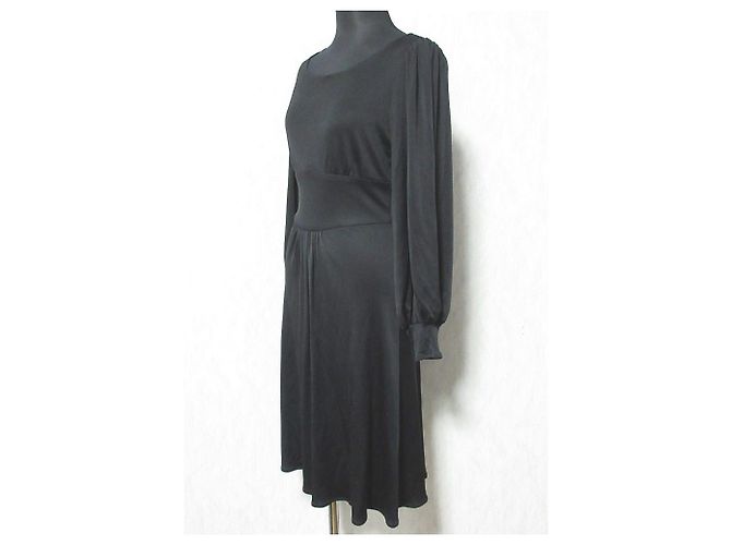 Autre Marque Vestido de seda ISSA LONDON Negro - vista 3