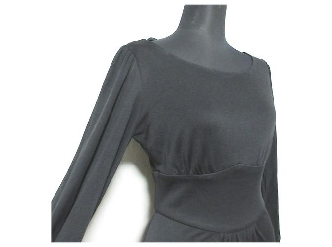 Autre Marque Vestido de seda ISSA LONDON Negro - vista 4