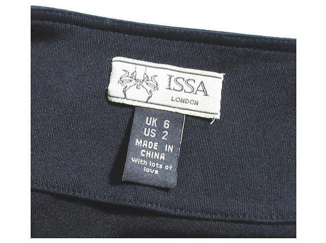 Autre Marque Vestido de seda ISSA LONDON Negro - vista 5