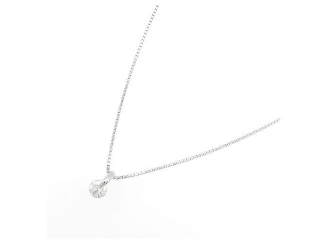 Autre Marque Collana di diamanti Pt900 Pt850 Argento - vista 2
