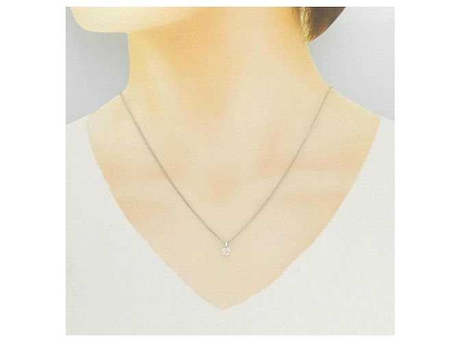 Autre Marque Collana di diamanti Pt900 Pt850 Argento - vista 6