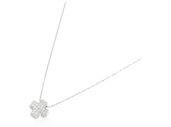Autre Marque Colar de Diamantes em Cruz Au750 Prata - vista 2