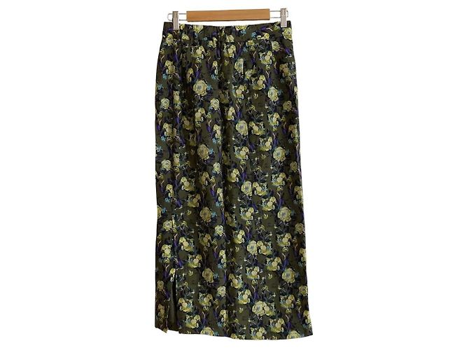 Autre Marque JOURNAL STANDARD relume Falda larga con estampado floral Verde - vista 2