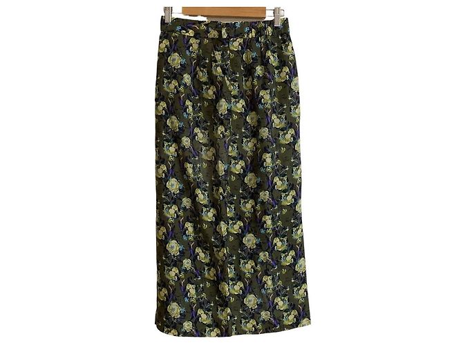 Autre Marque JOURNAL STANDARD relume Falda larga con estampado floral Verde - vista 3
