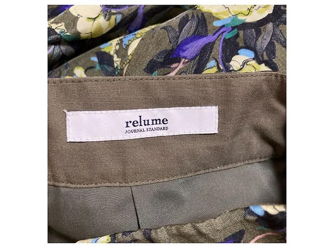 Autre Marque JOURNAL STANDARD relume Falda larga con estampado floral Verde - vista 4