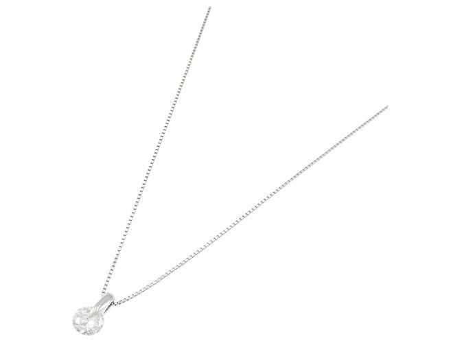 Autre Marque Collana di diamanti Pt900/Pt850 Argento - vista 2