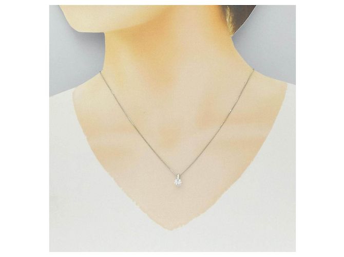 Autre Marque Collana di diamanti Pt900/Pt850 Argento - vista 6