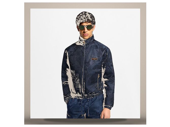 Louis Vuitton Monogram Track Top Regular Fit Blau - Ansicht 3