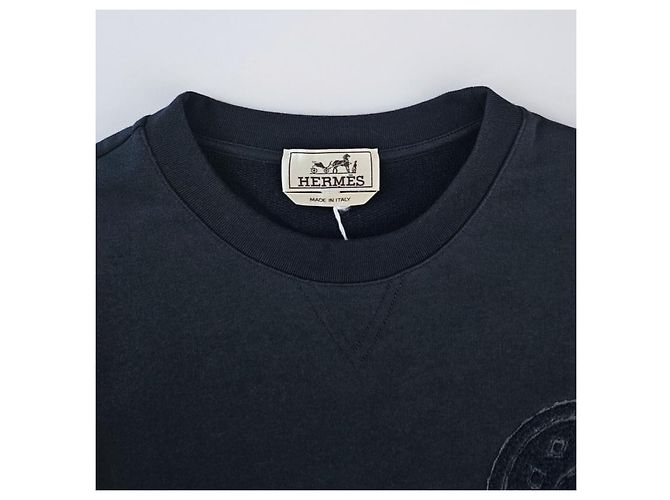 Hermès Maglione girocollo da uomo Blu - vista 10