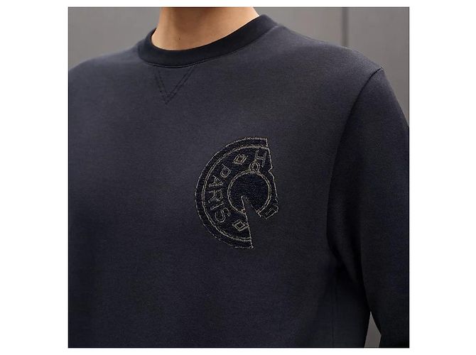 Hermès Maglione girocollo da uomo Blu - vista 4