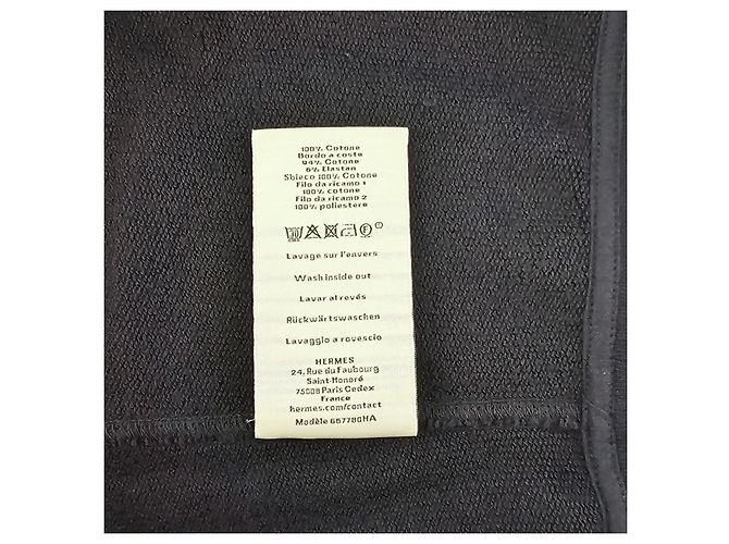Hermès Maglione girocollo da uomo Blu - vista 8