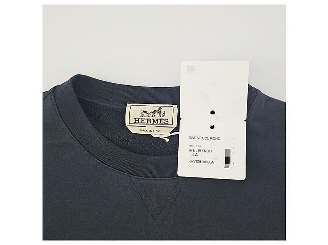 Hermès Maglione girocollo da uomo Blu - vista 9