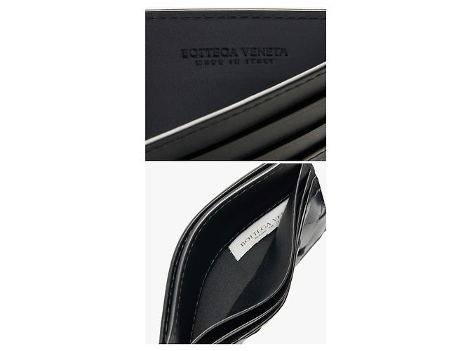 Bottega Veneta Tarjetero Intrecciato Negro - vista 9