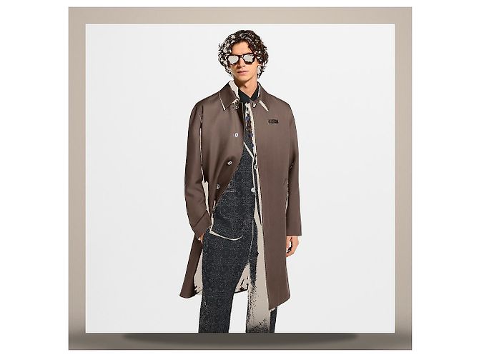 Louis Vuitton Hybrid-Mantel mit Kapuze Regular Fit Braun - Ansicht 3