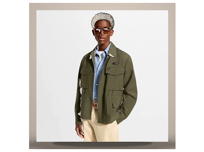 Louis Vuitton Tailored Field Jacket Regular Fit Braun - Ansicht 3