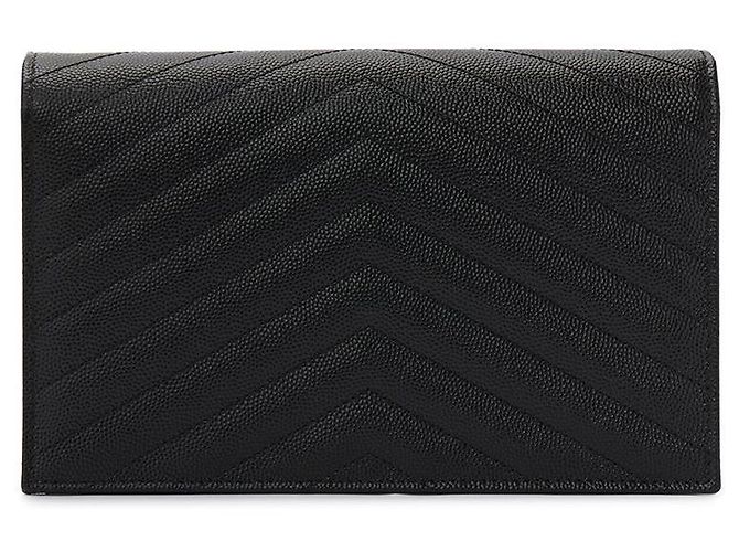 Saint Laurent Borsa a tracolla con catena Cassandra da donna Nero - vista 4
