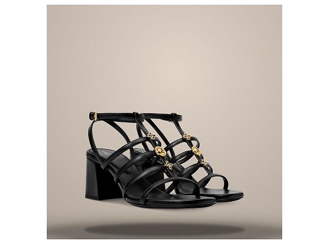 Louis Vuitton Sandali eleganti con fibbia delicata D'oro - vista 2
