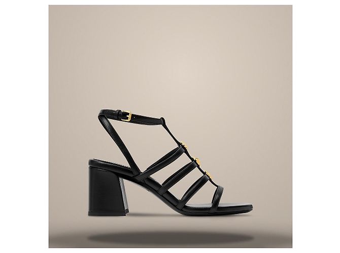 Louis Vuitton Sandali eleganti con fibbia delicata D'oro - vista 3