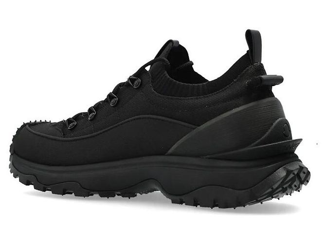 Moncler Baskets Trailgrip Light en daim noir - vue 3