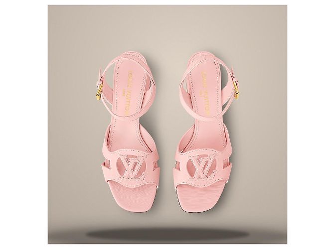 Sandali Isola Louis Vuitton Rosa in Pelle - vista 4