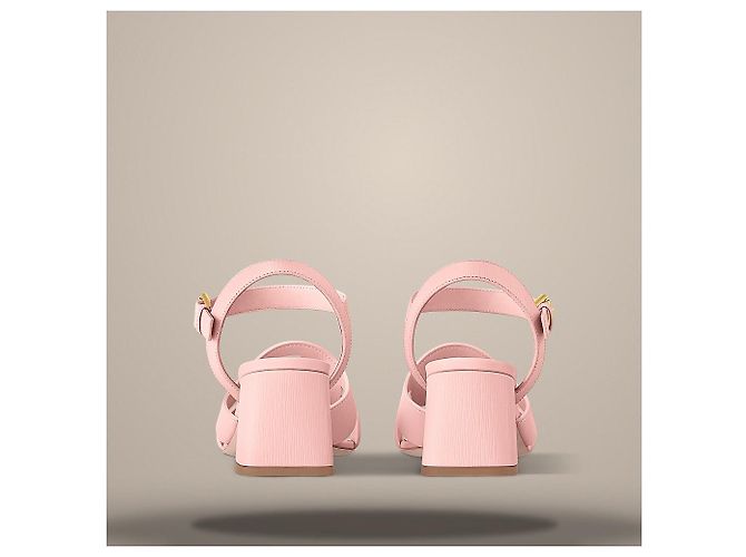 Sandali Isola Louis Vuitton Rosa in Pelle - vista 5