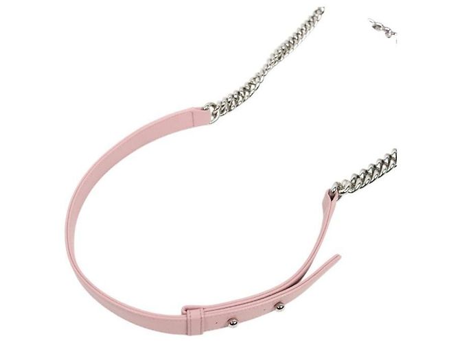 Chanel Bolso de hombro Boy de piel caviar rosa Medium - vista 6